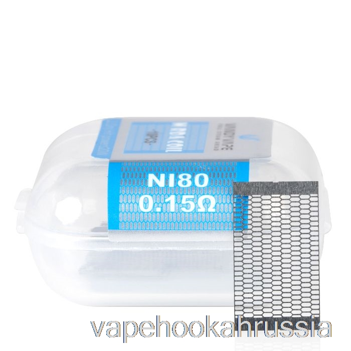 Vape Russia Vandy Vape M сетчатые листовые катушки (10 листов) катушка M V2 Rda - 0,15 Ом Ni80 (10 шт.)